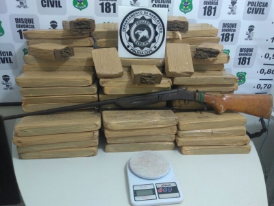 Operação Gamberi: Denarc localiza carga de 100kg de droga em Sergipe oriunda do estado de São Paulo (Foto: SSP)
