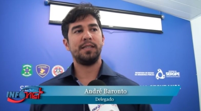 Delegado André Baronto (Imagem: Reprodução/Infonet)