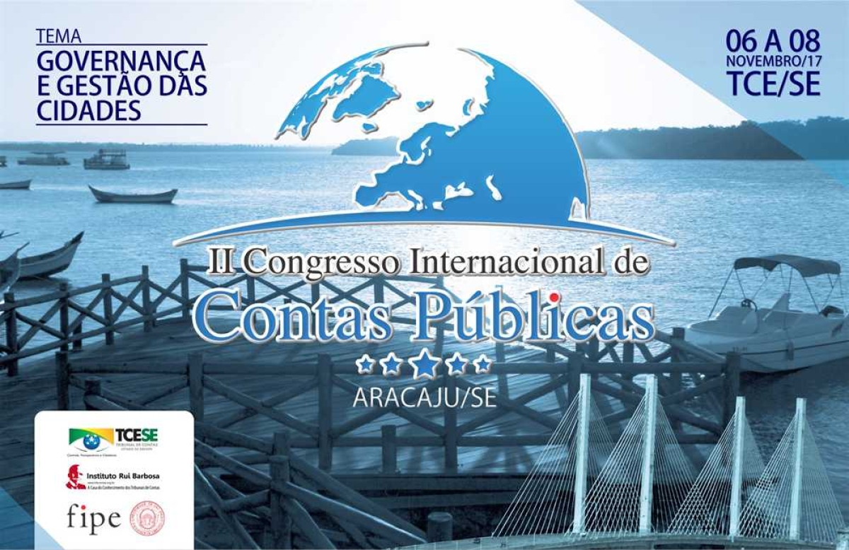 TCE/Sergipe promove o II Congresso Internacional de Contas Públicas (Imagem: Divulgação)