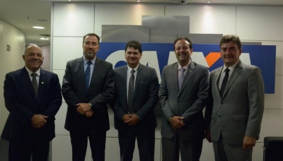 André Moura busca patrocínio da caixa para o "Sergipão 2018" (Foto: Nefy Dias)