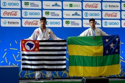  Whintney Neto foi bronze no judô (Foto: Washington Alves/ COB)