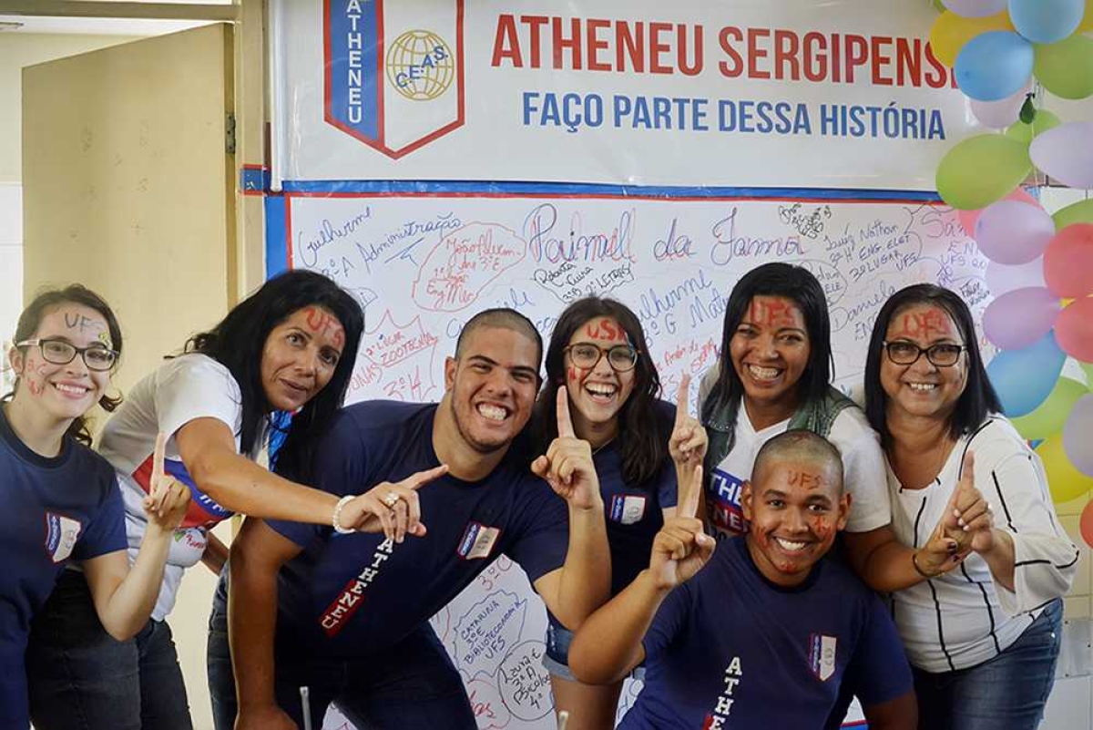 Alunos do Atheneu (Foto: Eugênio Barreto/Seed/SE)