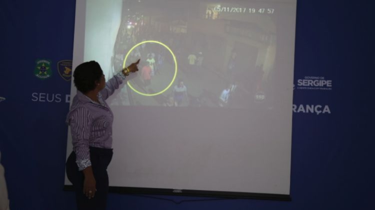 SSP apresenta vídeo com os autores de homicídio cometido durante festa (Foto: SSP/SE)