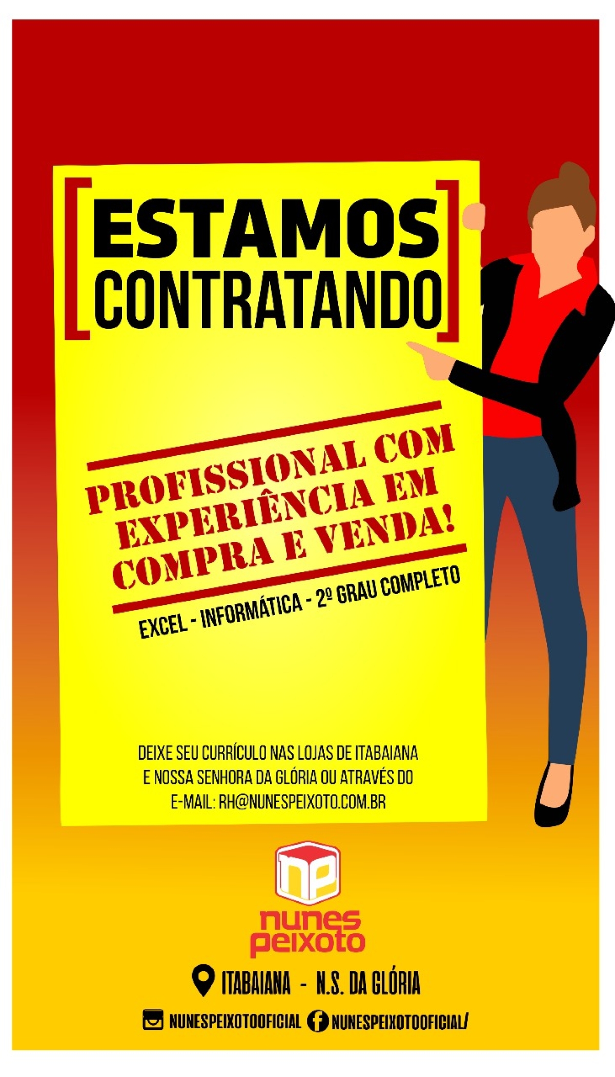 Empresa oferta vaga de emprego em Glória (Imagem: Divulgação)