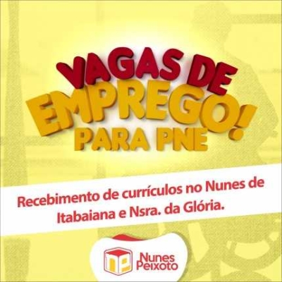 Supermercado Nunes Peixoto está contratando funcionários portadores de necessidades especiais (Imagem: Divulgação)