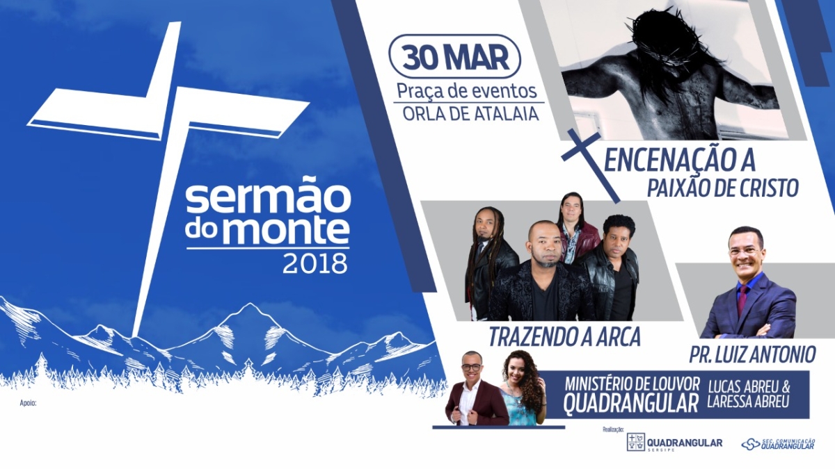 Sermão do Monte 2018 terá programação intensa e participação da banda Trazendo a Arca (Imagem: Divulgação)