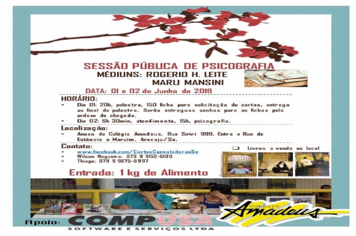 O evento inicia às 20h do dia 1°, com palestra e entrega de 150 fichas para solicitação de cartas (Imagem: Divulgação)