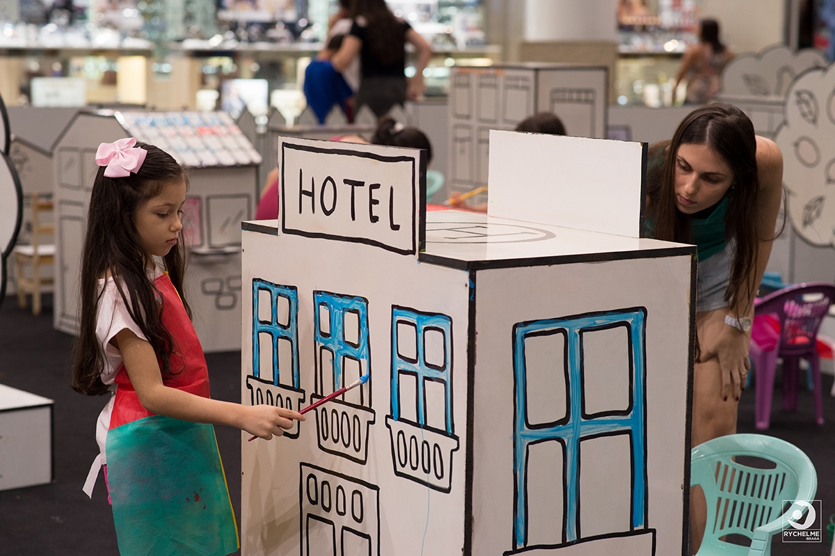 Shopping Jardins traz pela primeira vez a Aracaju, o projeto CidadeColorir (Foto: Divulgação)