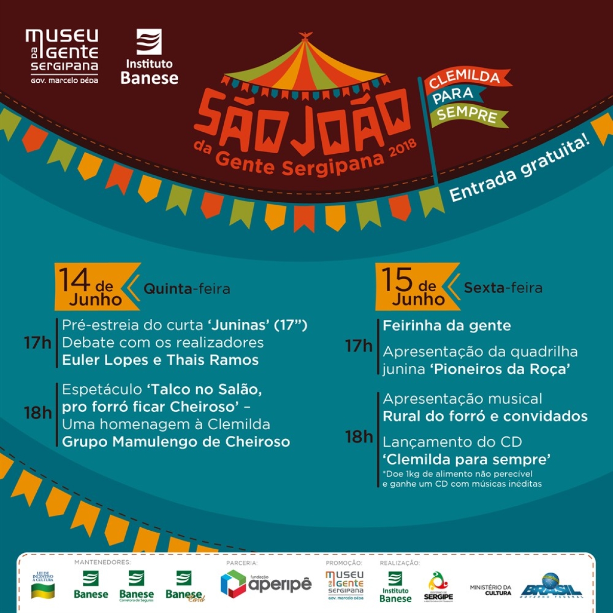 São João da Gente Sergipana homenageia a cantora Clemilda com lançamento de CD inédito (Imagem: Divulgação)