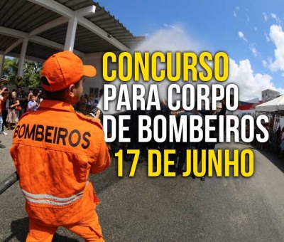 Concurso para o Corpo de Bombeiros de Sergipe ocorre no próximo domingo, 17/6 (Imagem: Divulgação/ Seplag/SE)