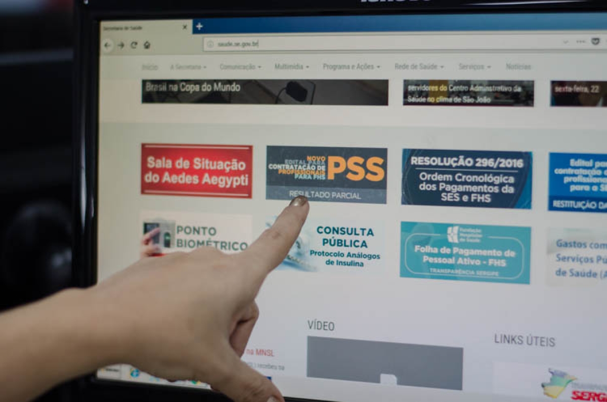 SES/Sergipe disponibiliza resultado parcial do Processo Seletivo Simplificado (Foto: SES/SE)