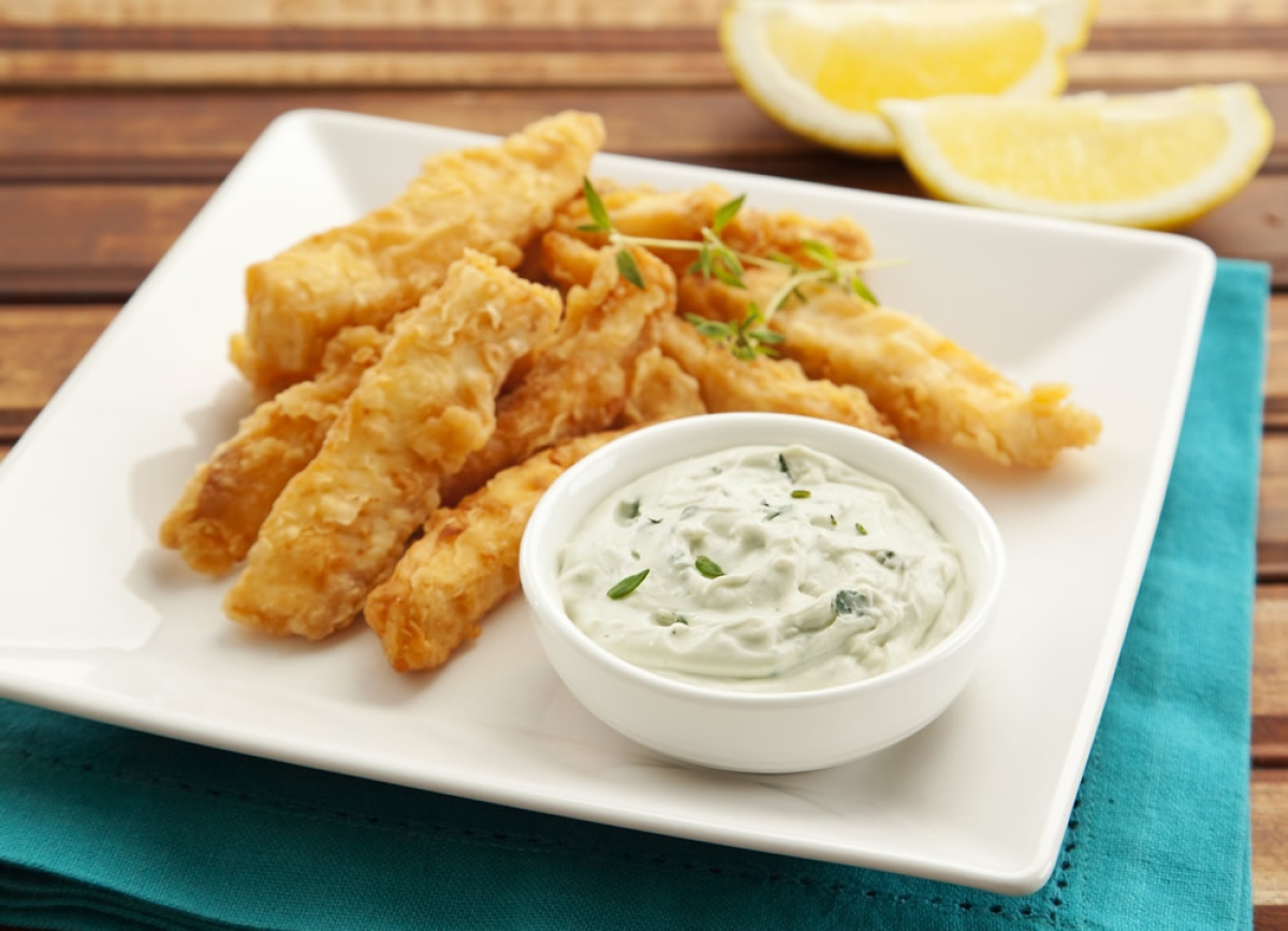 Iscas de Peixe com Gorgonzola é o petisco ideal para assistir ao Mundial de Futebol (Imagem: Divulgação)