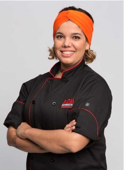 Iara Siriguela no Top 3 da Batalha dos Confeiteiros (Foto: Divulgação)