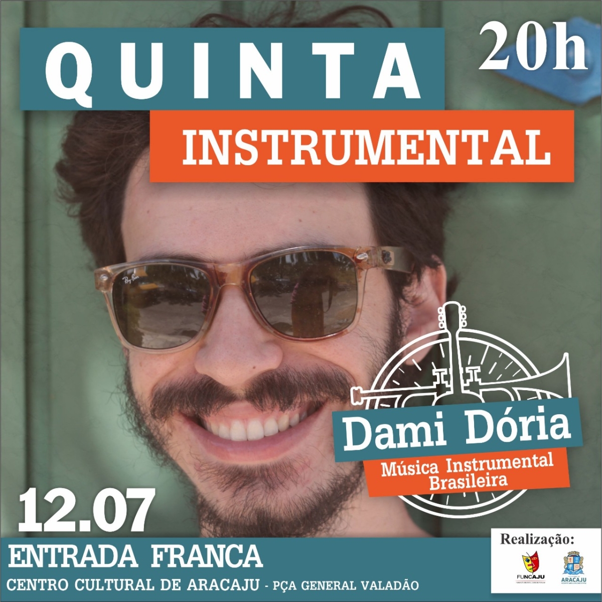 Dami Dória abre segunda temporada do Quinta Instrumental 2018 (Imagem: Divulgação)