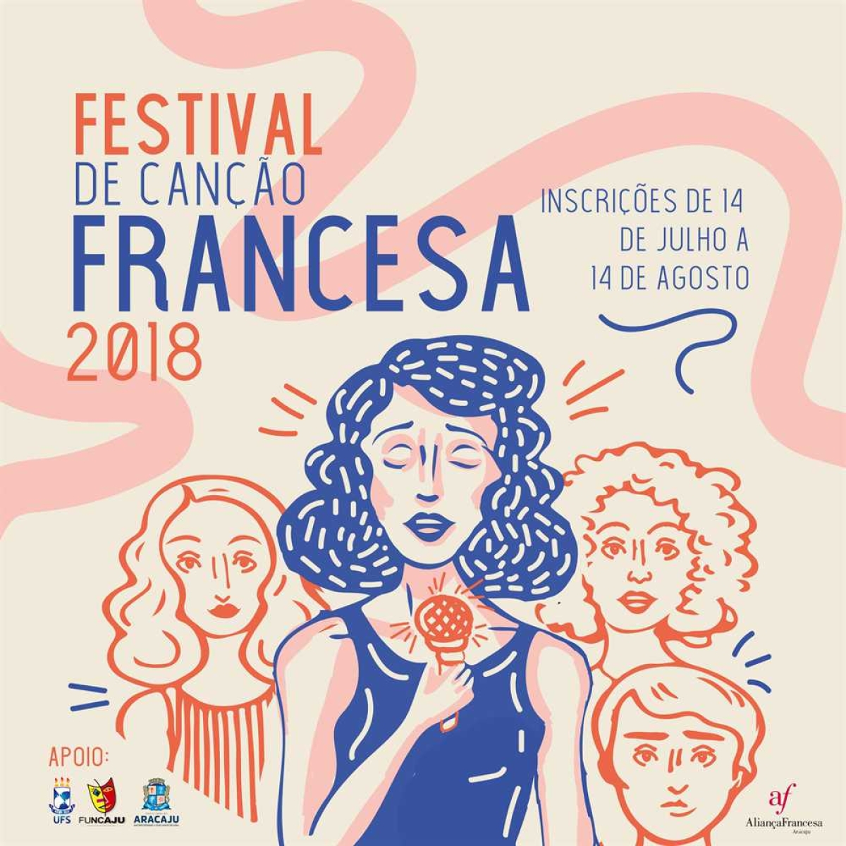 Festival da Canção Francesa está com inscrições abertas (Imagem: Funcaju)