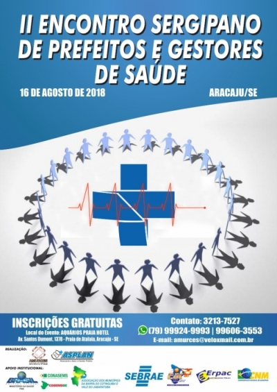 Prefeitos e gestores de saúde participam de encontro em Aracaju (Imagem: Divulgação)