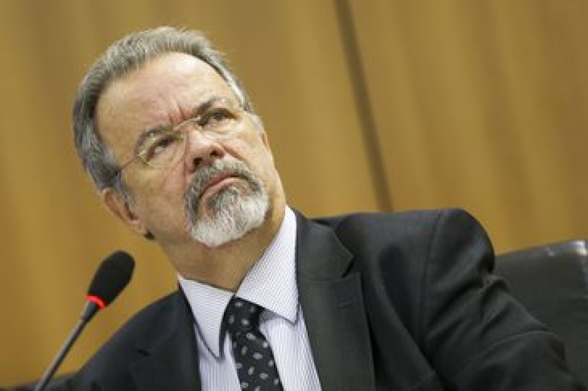 O ministro da Segurança Pública, Raul Jungmann, durante entrevista coletiva (Foto: Marcelo Camargo/ Arquivo Agência Brasil)