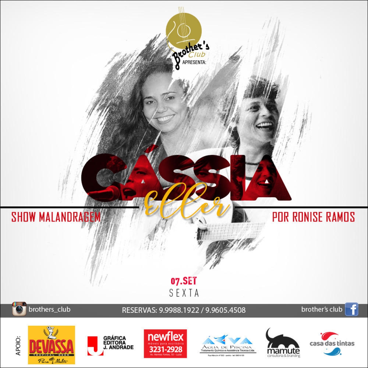 Ronise Ramos apresenta especial Cássia Eller no Brothers Club (Foto: Divulgação)