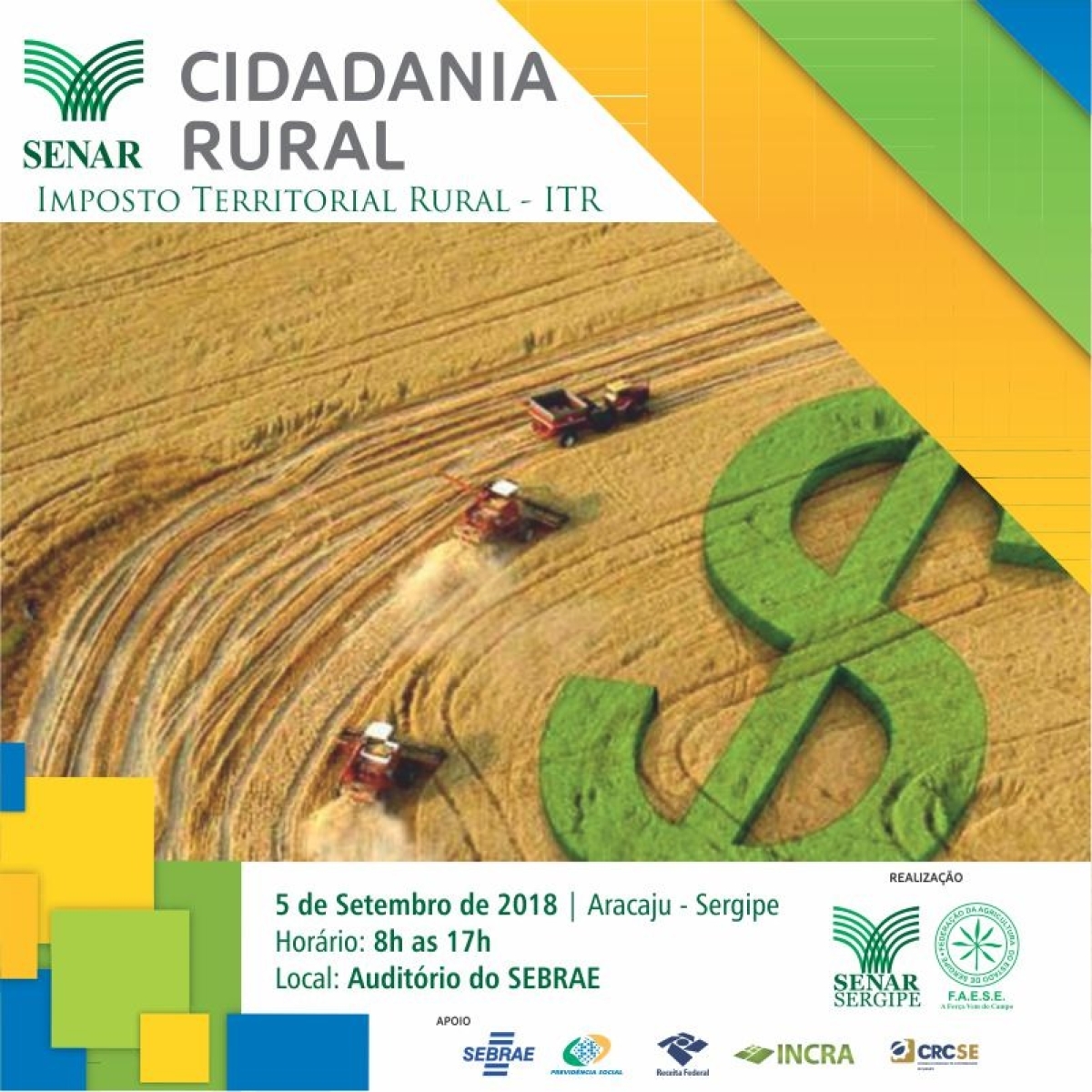 Inscrições abertas para o Seminário do Programa Cidadania Rural (Imagem: Divulgação)