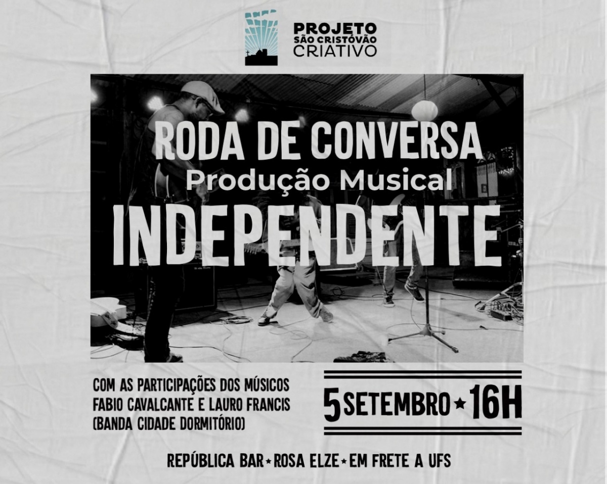 São Cristóvão promove Roda de Conversa sobre produção musical (Imagem: Divulgação)