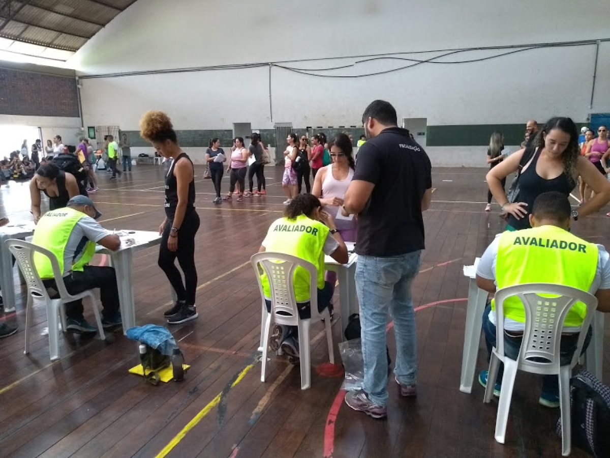TAF da PM é fiscalizado por fiscais do CREF20/Sergipe (Foto: CREF20/SE)