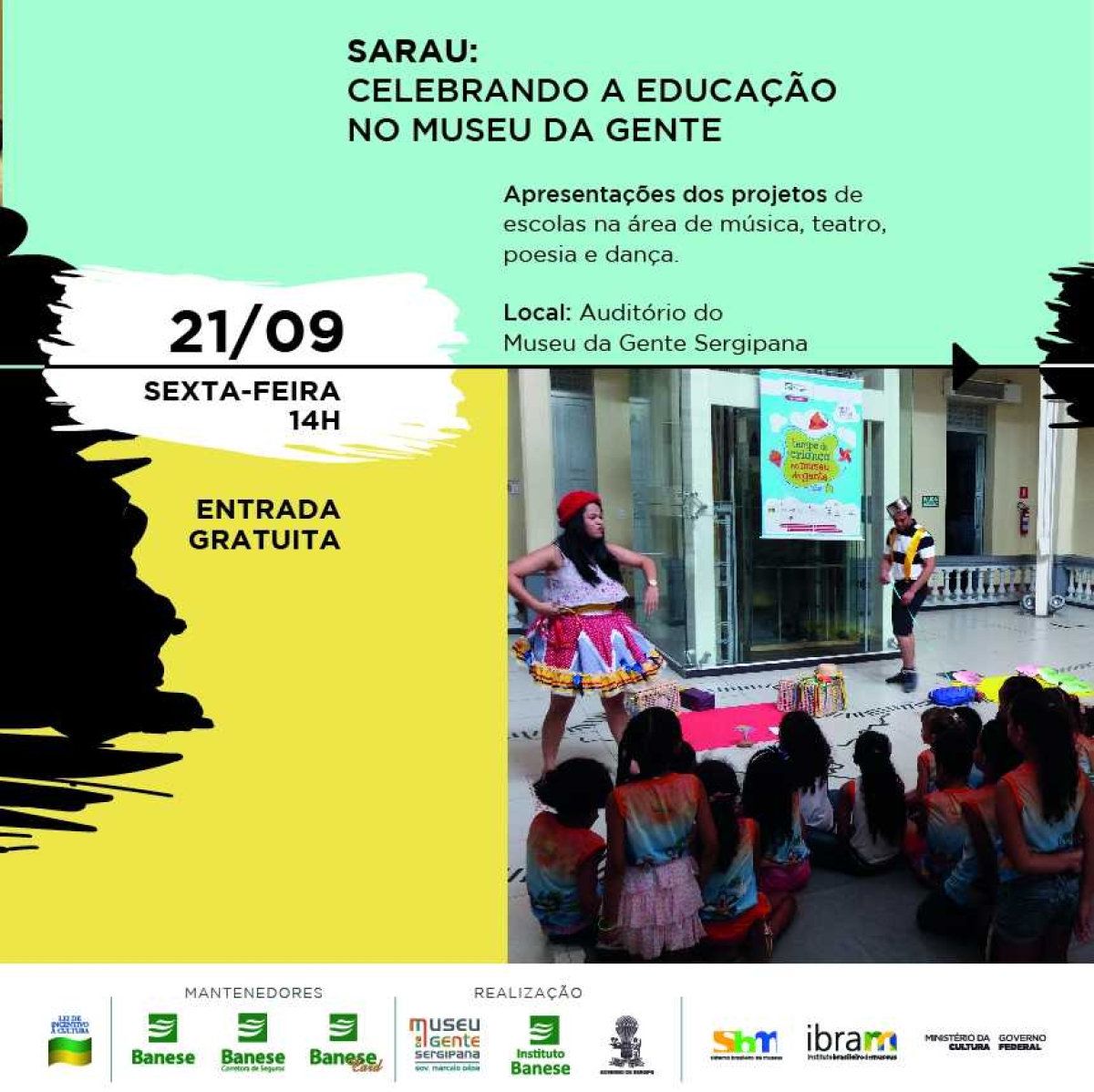 Museu da Gente Sergipana realiza 12ª Primavera dos Museus (Imagem: Divulgação)
