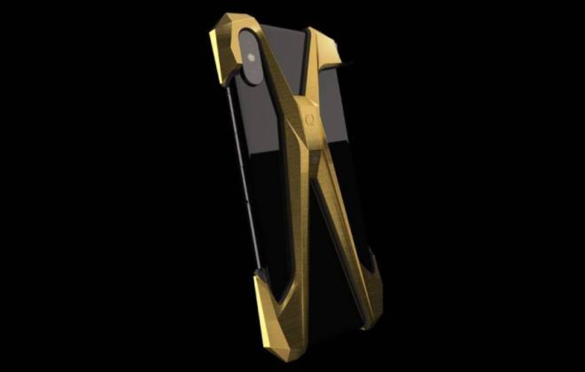 Capinha de titânio para iPhone XS custa o dobro do preço do celular (Imagem: Divulgação/ Gray)