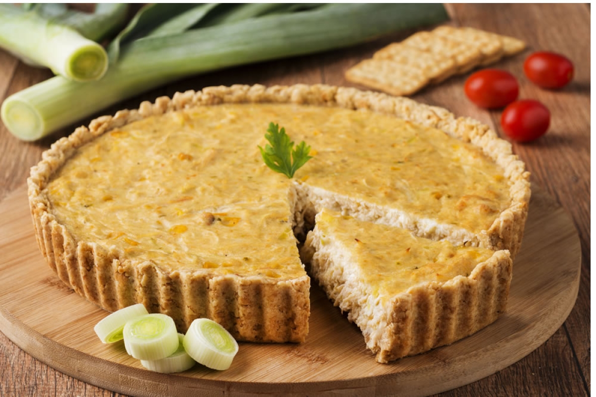 Quiche de Frango com Alho Poró (Imagem: Divulgação)