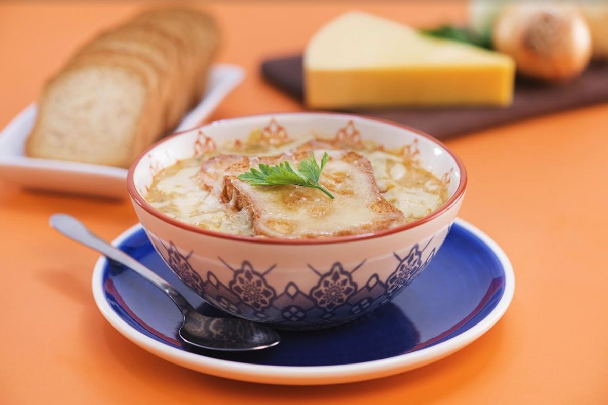 Sopa de Cebola Com Torrada Gratinada (Foto: Divulgação)