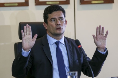 Sergio Moro reafirma que não reconhece autenticidade de mensagens de site (Foto: Arquivo Agência Brasil)