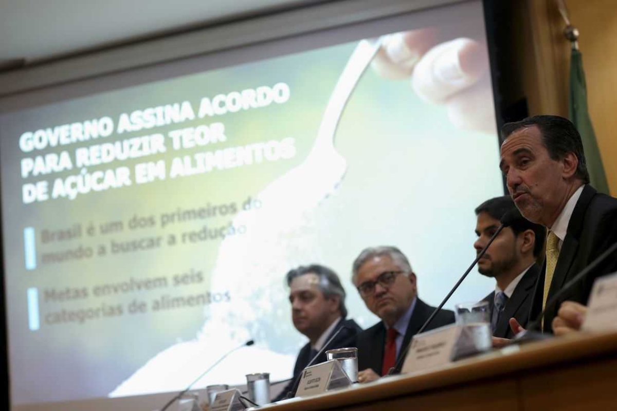 Acordo pretende reduzir 144 mil toneladas de açúcar de alimentos (Foto: Wilson Dias/ Agência Brasil)