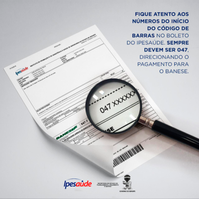 Ipesaúde: o pagamento via boleto está disponível para os servidores que aderiram ao plano através da nova lei (Imagem: Ipesaúde)