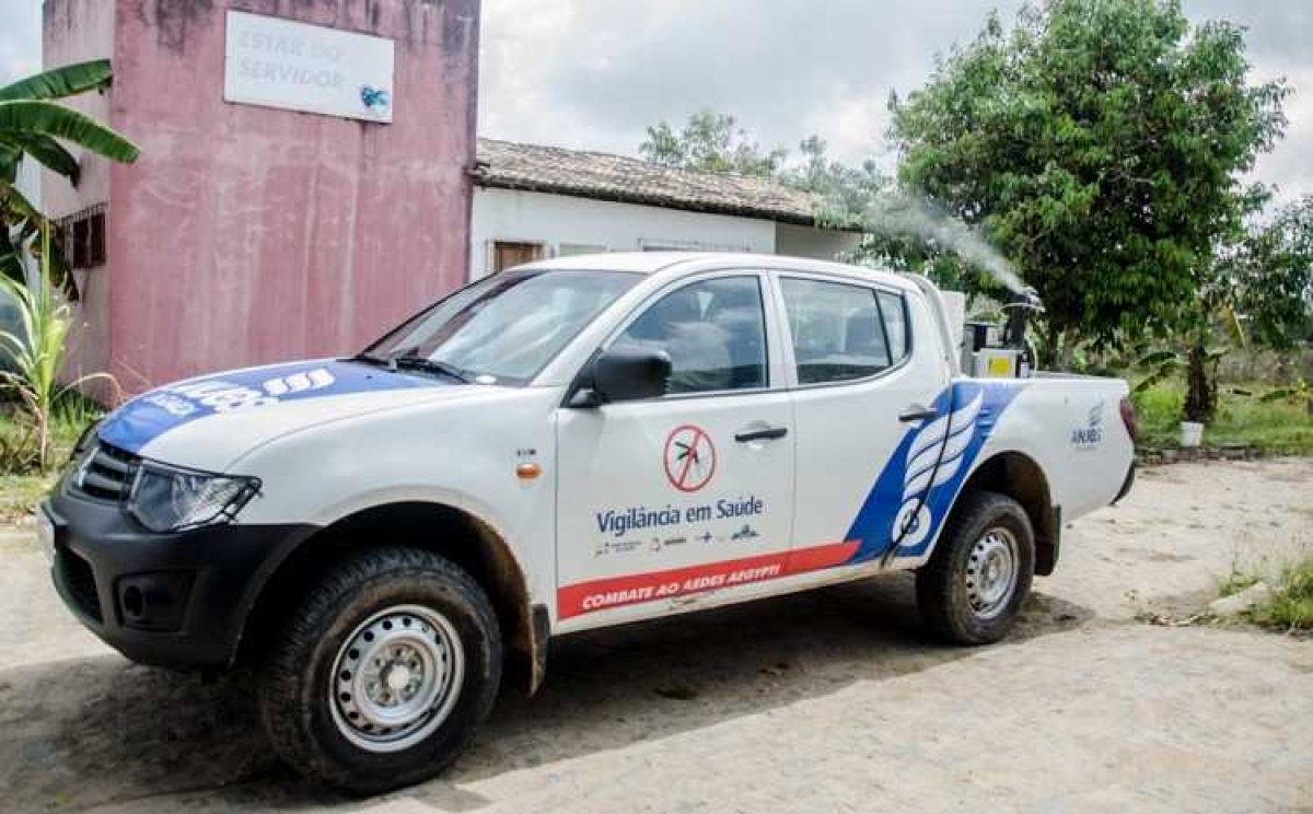 Uso indiscriminado do carro fumacê causa danos à saúde (Foto: Flávia Pacheco/ SES/SE)