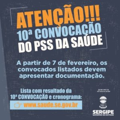 FHS lança nova lista de classificação do PSS da Saúde de Sergipe (Imagem: Divulgação)