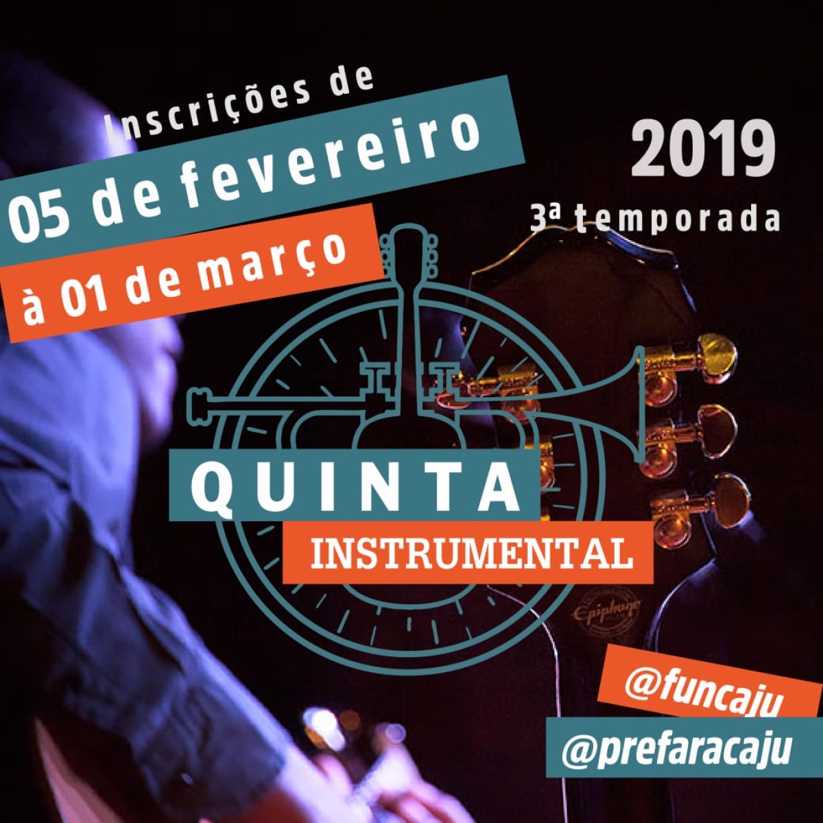 Inscrições para a terceira temporada do Quinta Instrumental estão abertas com novo formato (Imagem: Divulgação/ Funcaju)