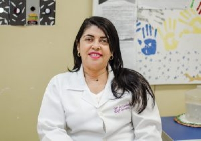 Presidente da Comissão de pele da MNSL, enfermeira Maria do Carmo Pereira (Foto: SES/SE)