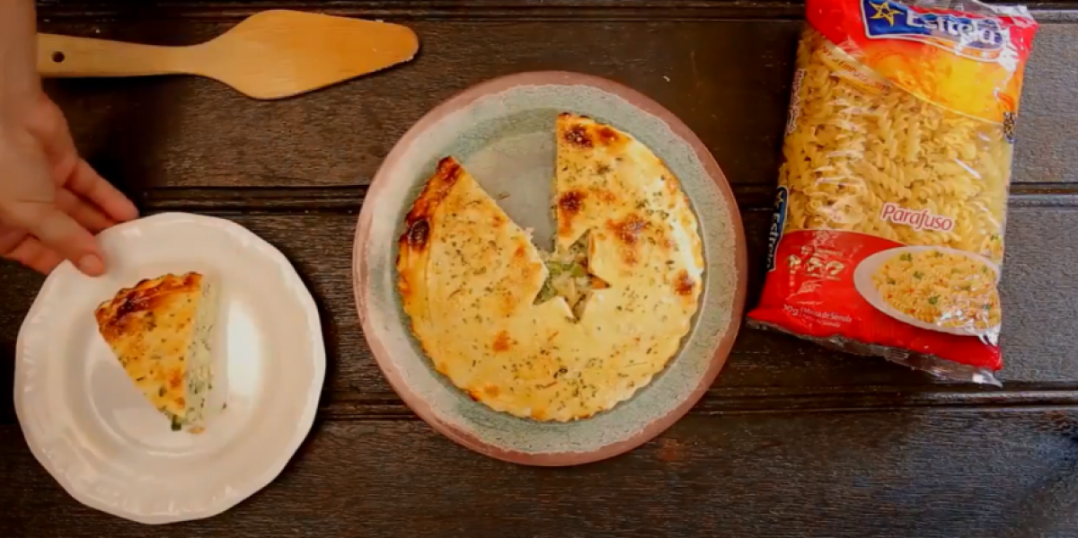 Empadão de Batata Doce com Recheio de Macarrão (Foto: Divulgação)