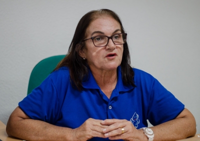 Gerente do Programa Estadual de Imunizações, Sândala Teles (Foto: Flávia Pacheco/ SES/SE)