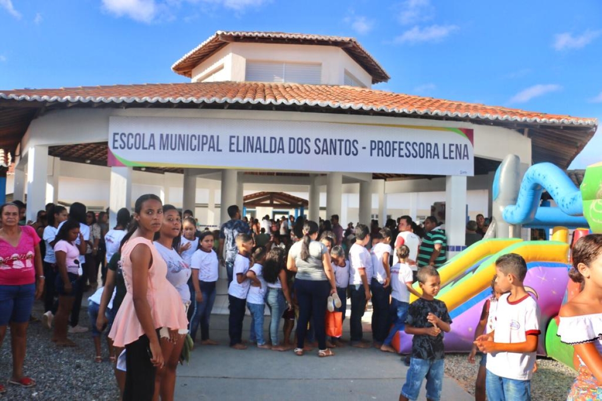 Escola padrão do FNDE é inaugurada em Malhador com recursos enviados por André Moura (Foto: Jeff Moura)