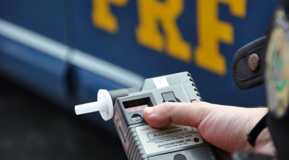 PRF detém motociclista embriagado envolvido em acidente na BR 235 (Foto: PRF/SE)