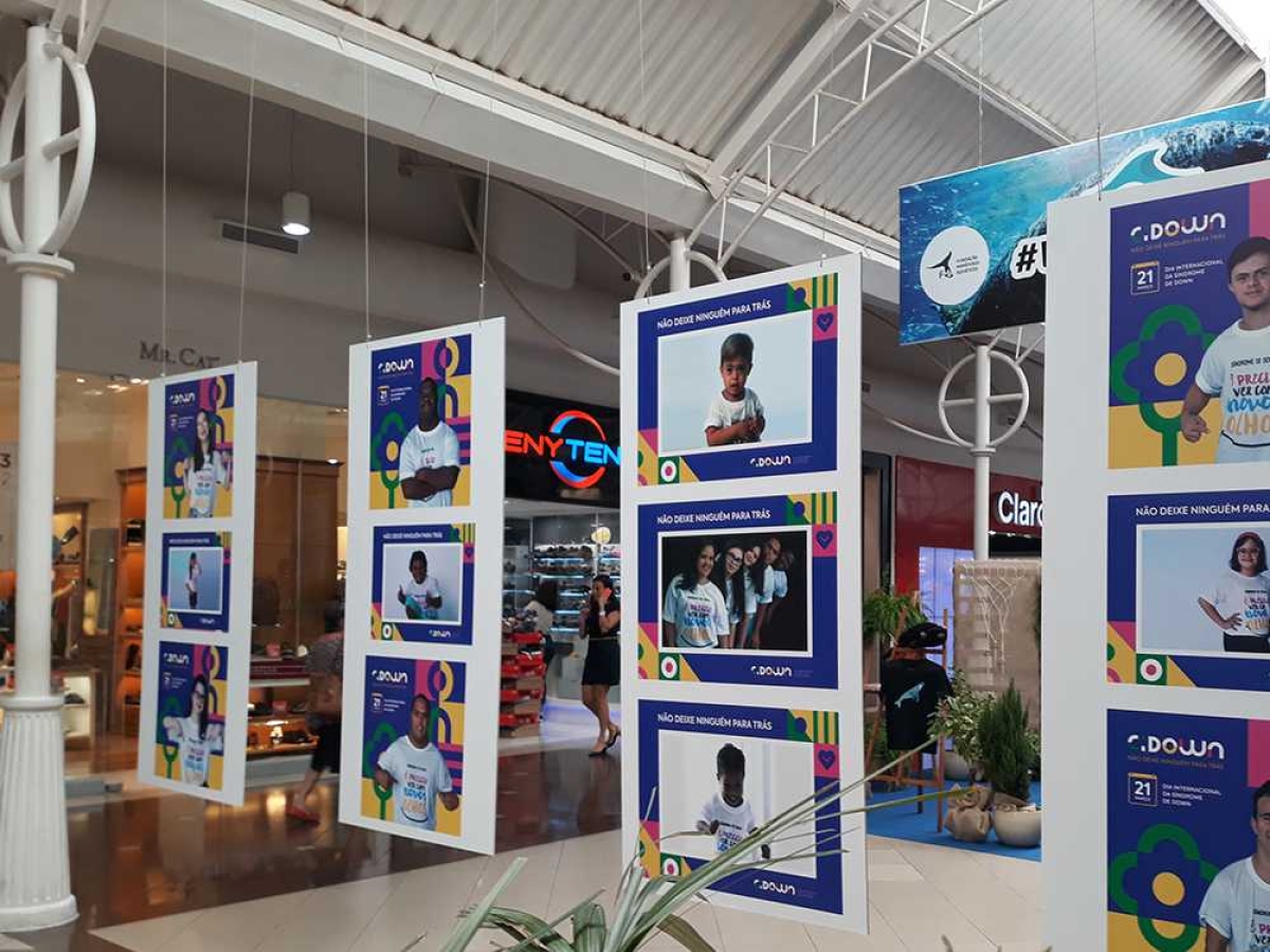 Shopping Jardins celebra Dia Internacional da Síndrome de Down com exposição fotográfica (Foto: Divulgação)
