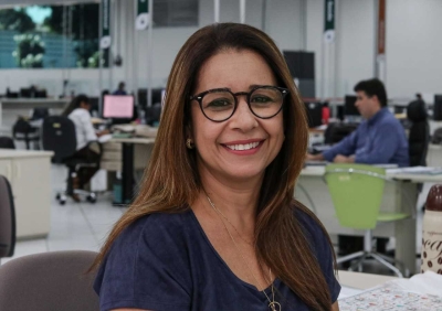 Referência de Gestão e Saúde Bucal da SES/SE, Ana Paula Vieira (Foto: Flávia Pacheco/ SES/SE)