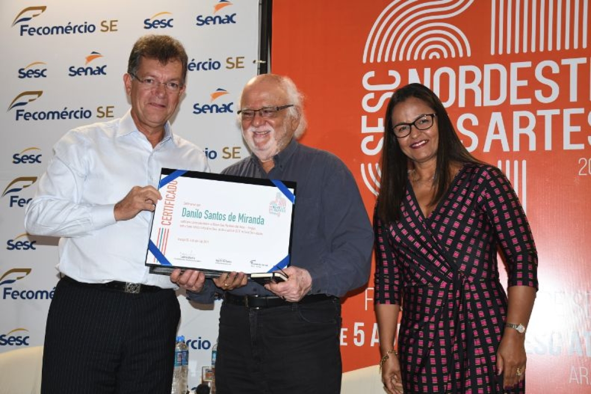 Laércio Oliveira abre os trabalhos do Fórum Nordeste das Artes (Foto: Sesc/SE)