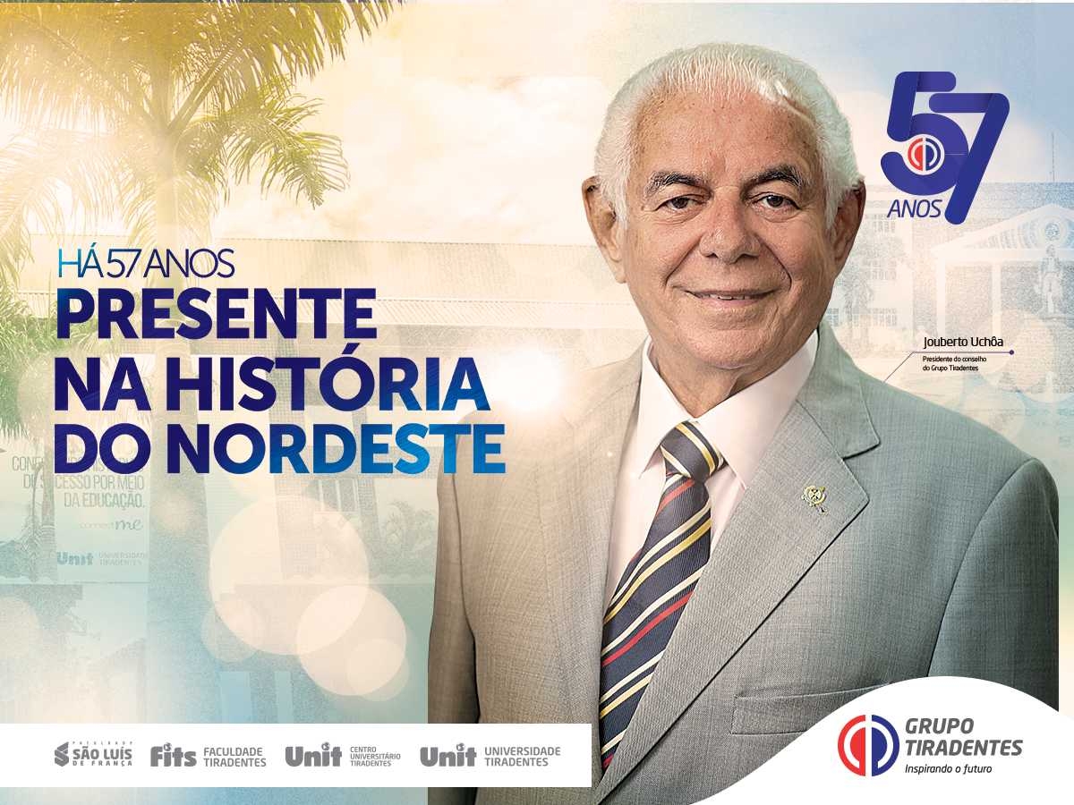 Unit: Celebração de 57 anos de grupo educacional tem vasta programação (Imagem: Divulgação/ Grupo Tiradentes)