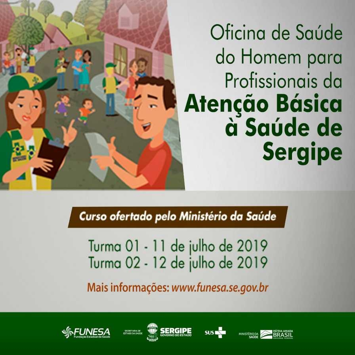 Fundação Estadual de Saúde abre inscrições para Oficina de Saúde do Homem  (Imagem: Divulgação/ SES/SE)