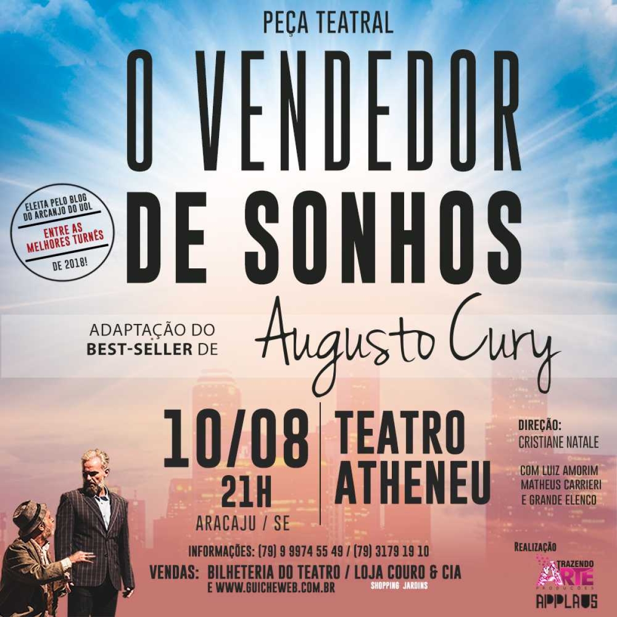 Espetáculo O Vendedor de Sonhos chega a Aracaju (Imagem: Divulgação)