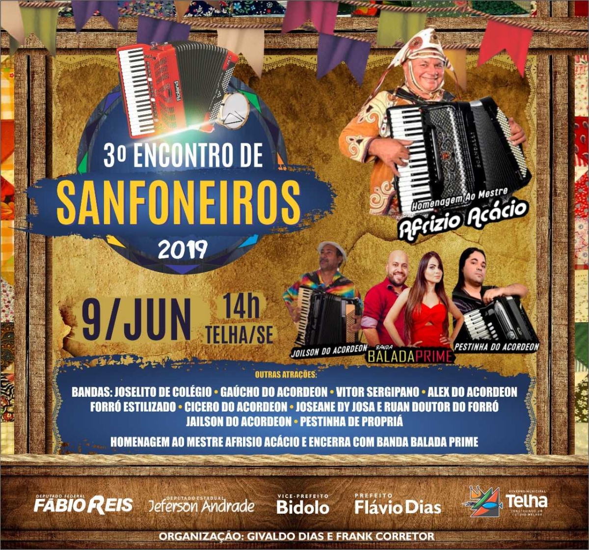 III Encontro de Sanfoneiros do Baixo São Francisco (Imagem: Divulgação)