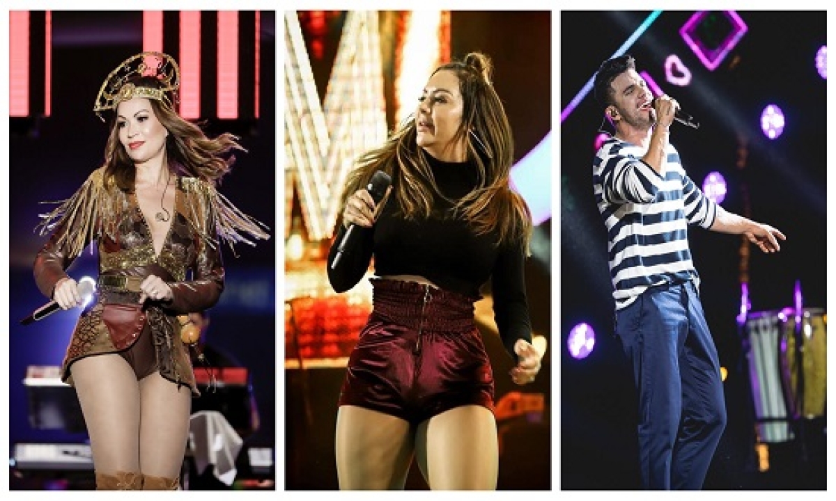 Forró Caju 2019 trará Solange, Márcia Fellipe e Avine Vinny (Fotos: Facebook pessoal dos artistas)