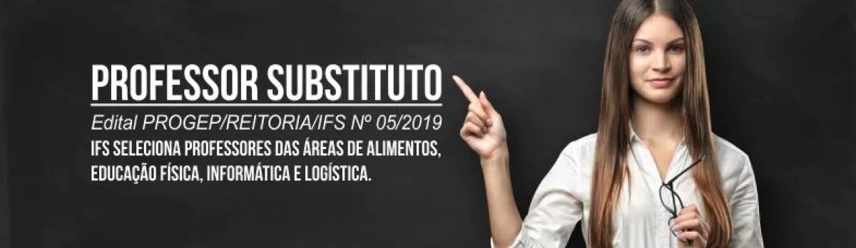 IFS seleciona professores das áreas de alimentos, educação física, informática e logística (Imagem: Divulgação/ IFS)