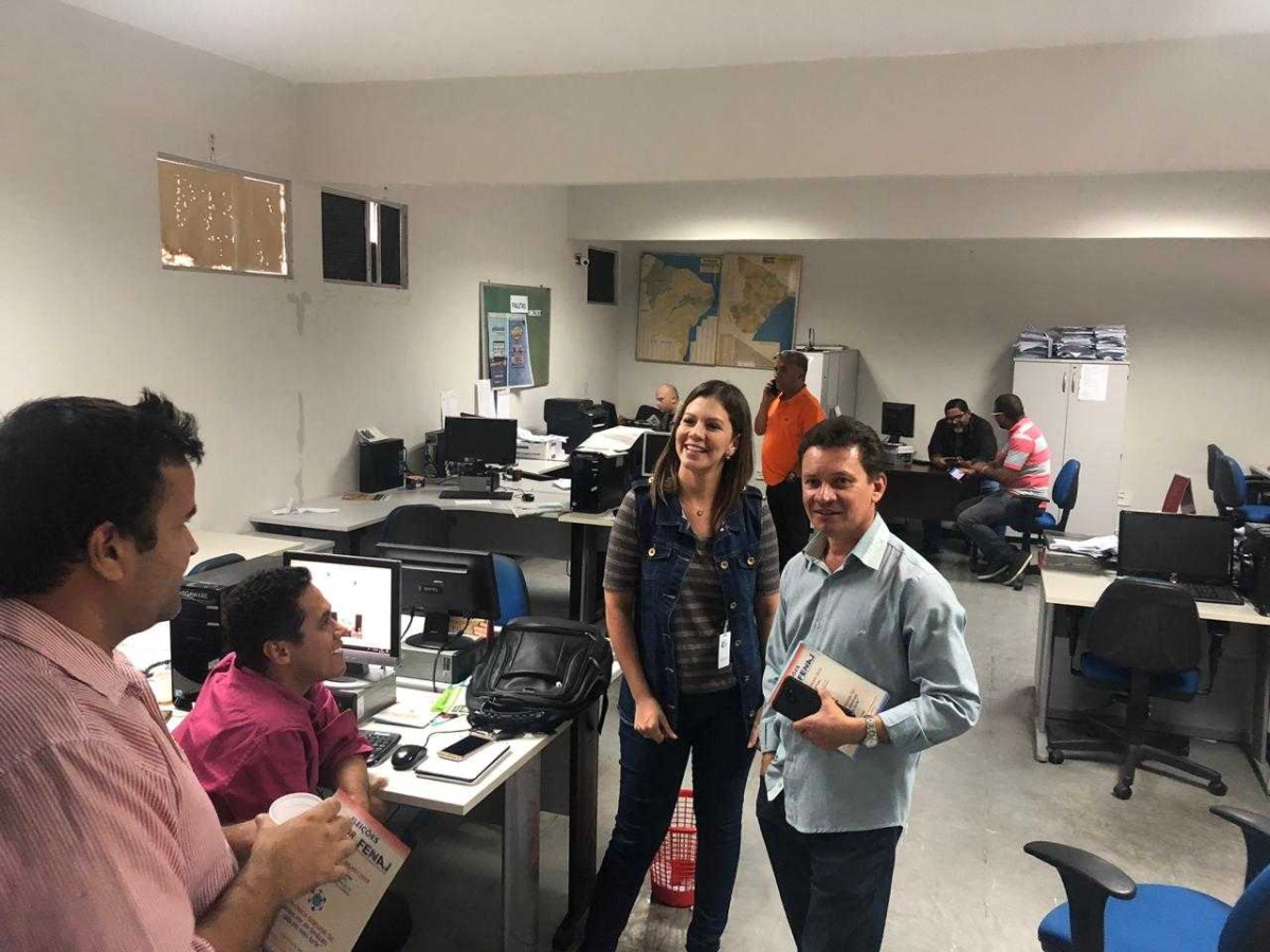 Candidatos da chapa "Unidos por um Sindicato cada vez mais forte" fazem visitas nas redações (Foto: Divulgação)